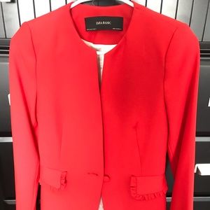 ZARA RED BLAZER 2019–Brand new with tag!